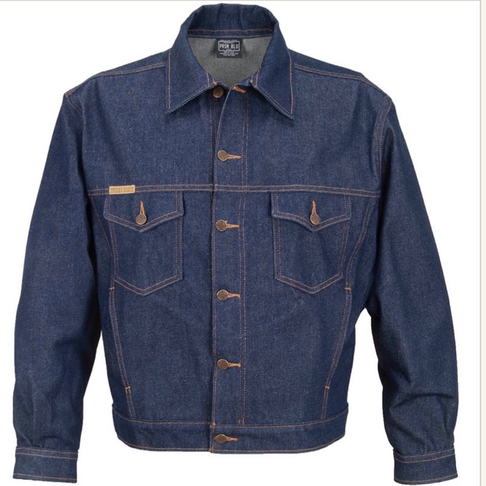 Prison Blues Western Jacket Unlined NWOT